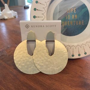 Kendra Scott Diane- Hammered Gold
